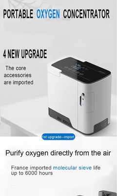 1 L- 7 L قابل تنظیم O2 متمرکز کننده دو جریان اکسیژن